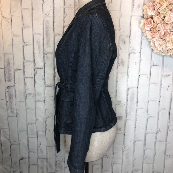 Converse blue jean trench jacket. Size medium - Picture 4 of 8